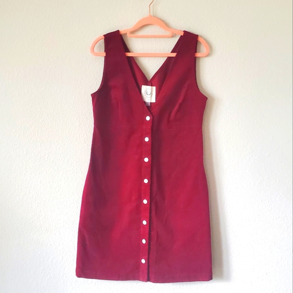 Fantastic Fawn Corduroy Dress